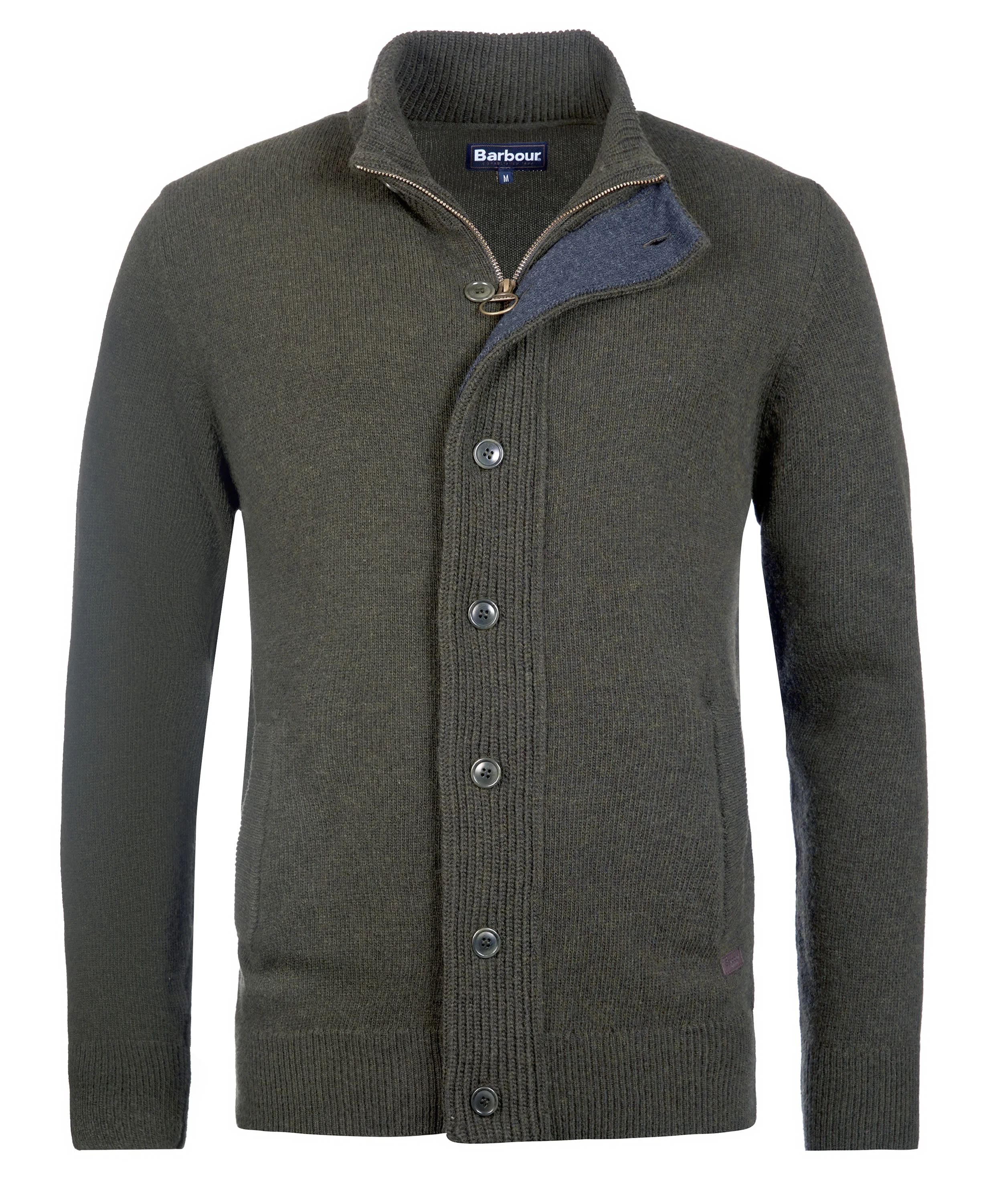 Essential Elbow-Patch Cardigan - 1