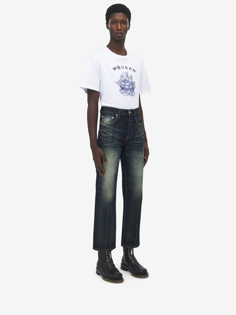 Alexander McQueen Darted Denim Jeans outlook