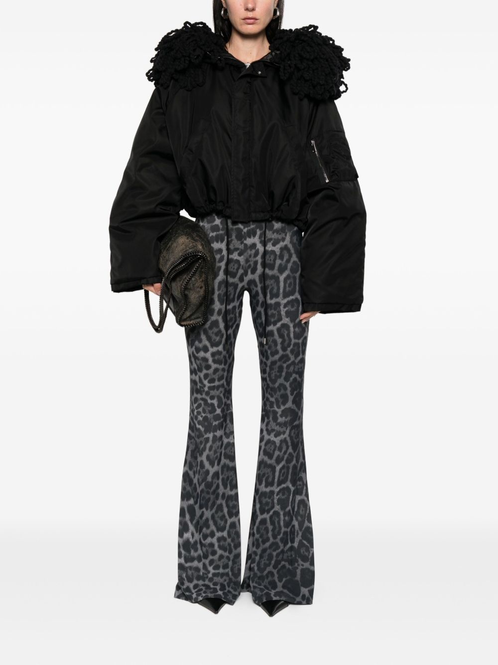 leopard-print trousers - 2