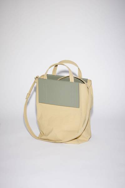 Acne Studios PAPERY NYLON TOTE BAG - Olive green/green outlook