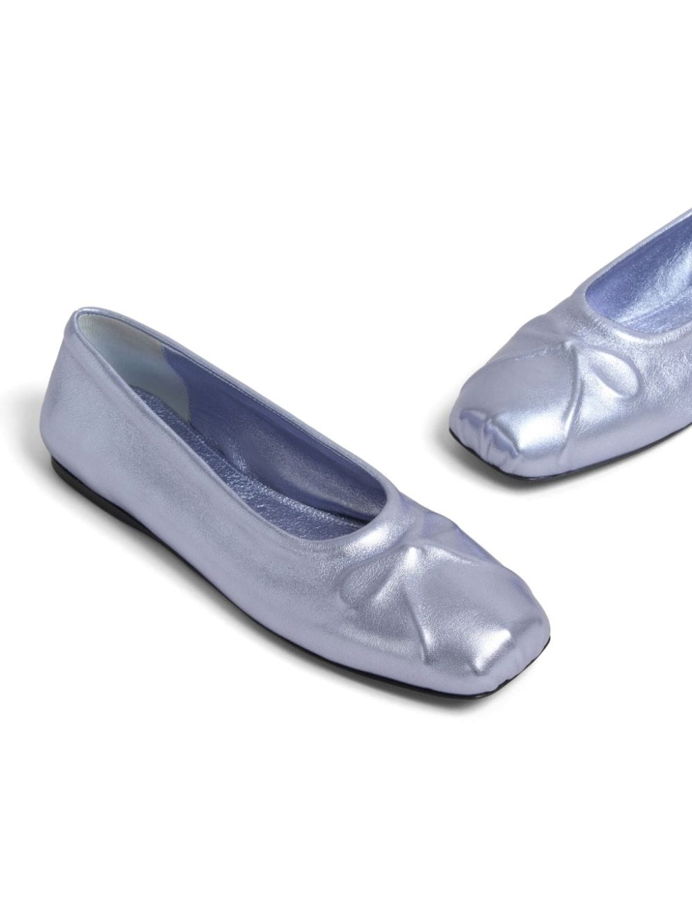 Little Bow metallic ballerina shoes - 5