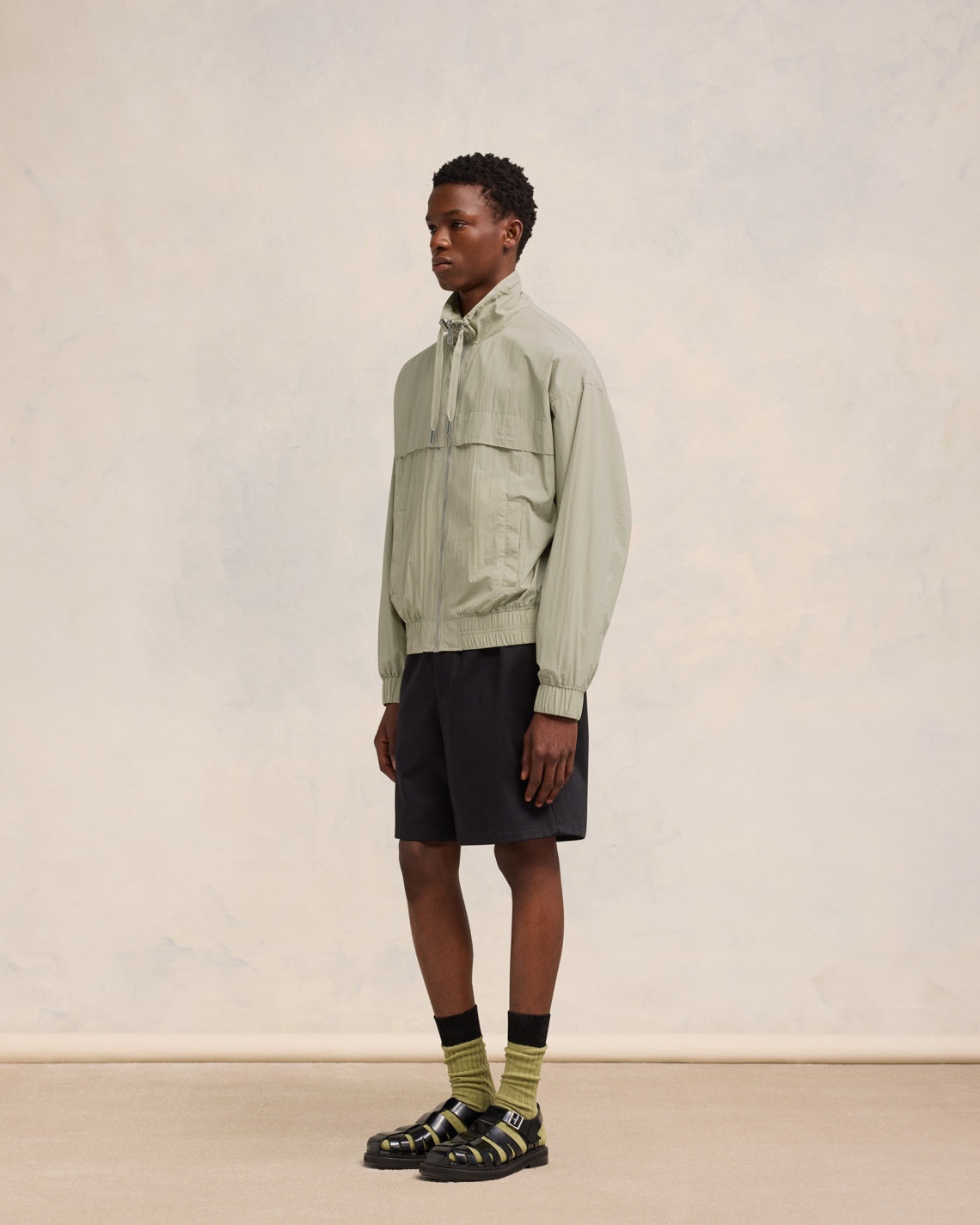 AMI ALEXANDRE MATTIUSSI ZIPPED WINDBREAKER - 6