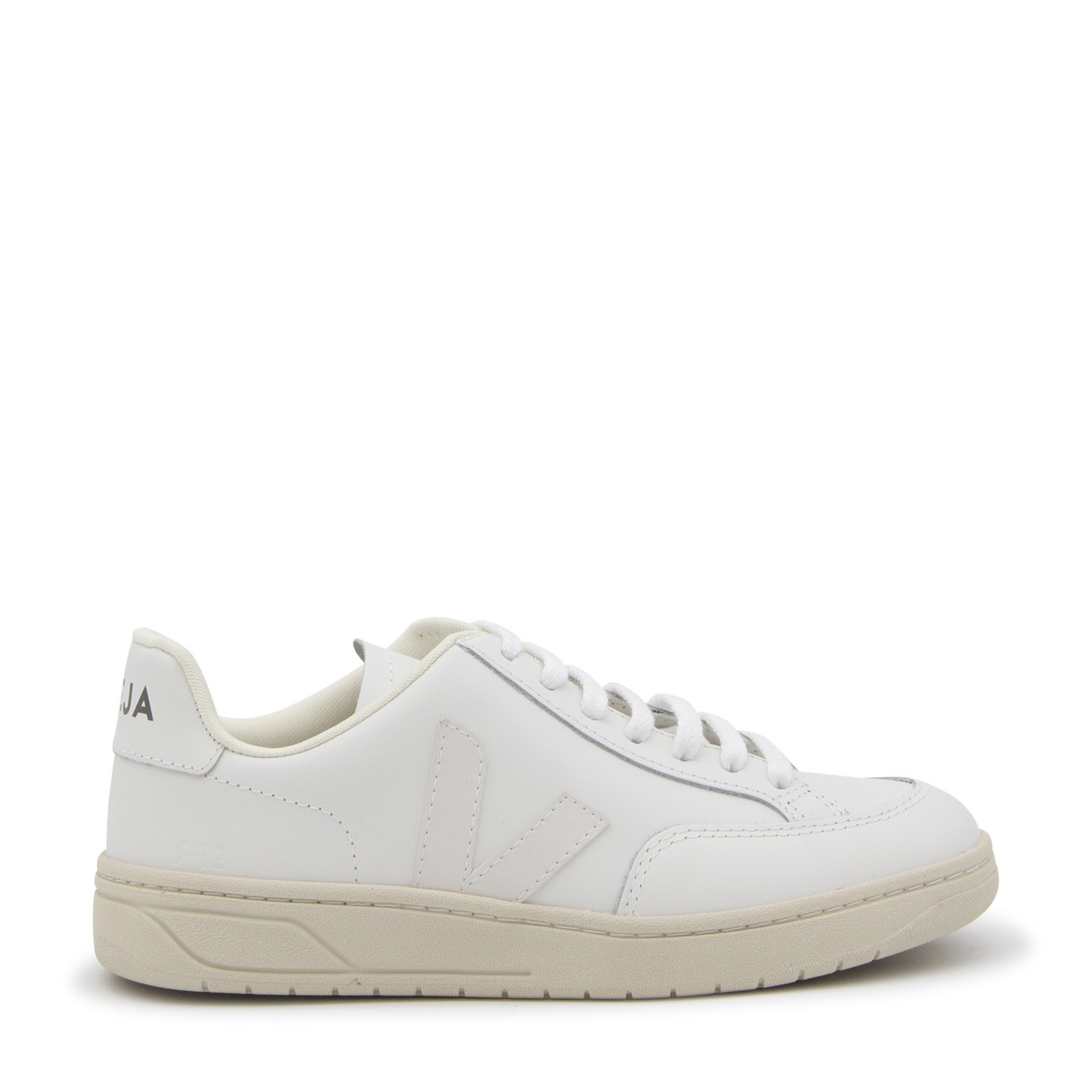 white leather v-123 sneakers - 1