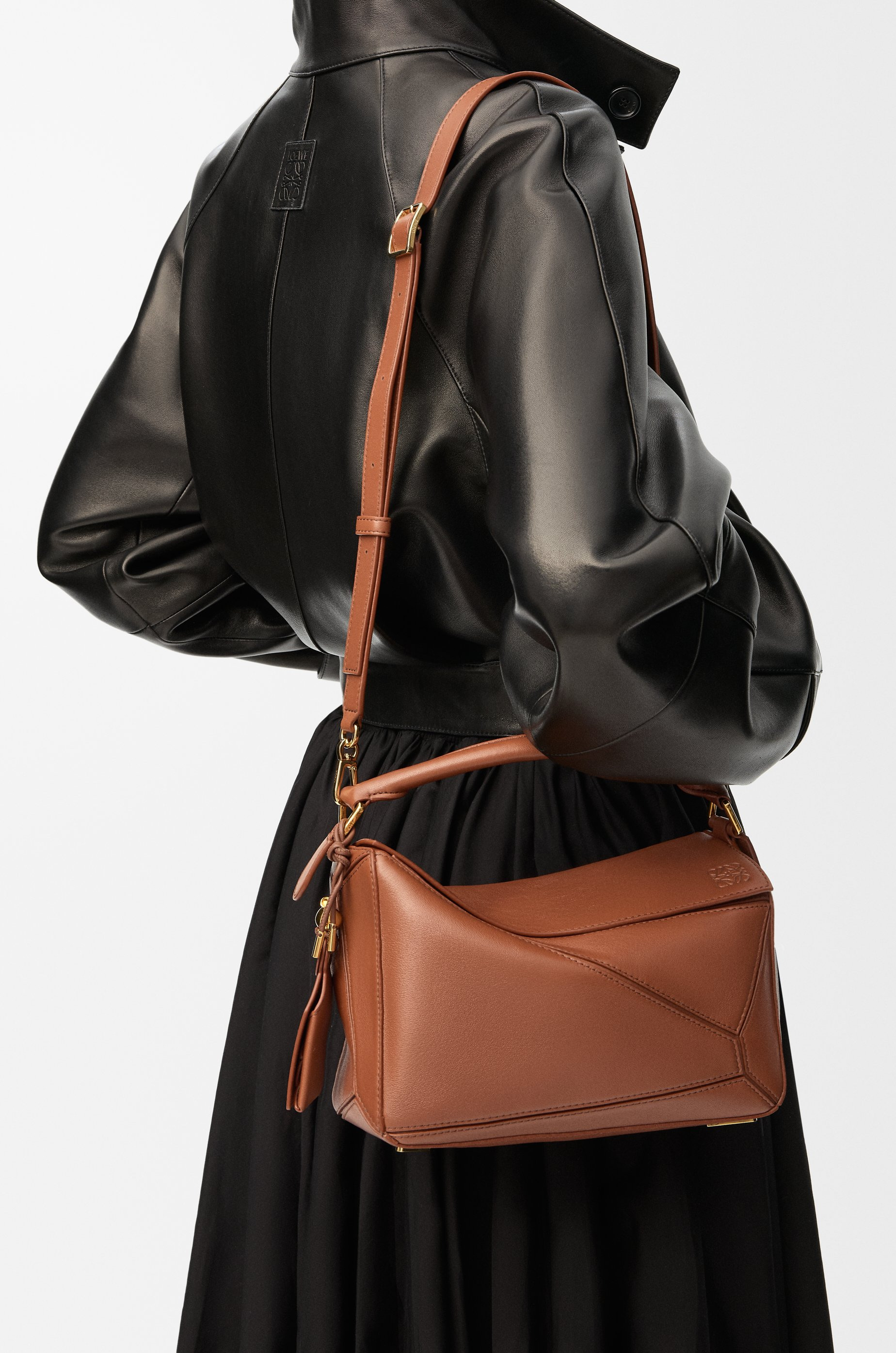Small Featherlight Puzzle bag in nappa lambskin - 2