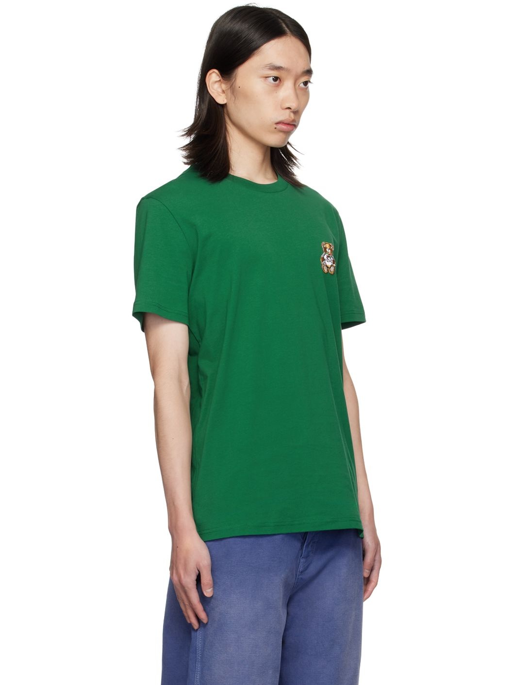 Green Teddy Patch T-Shirt - 2