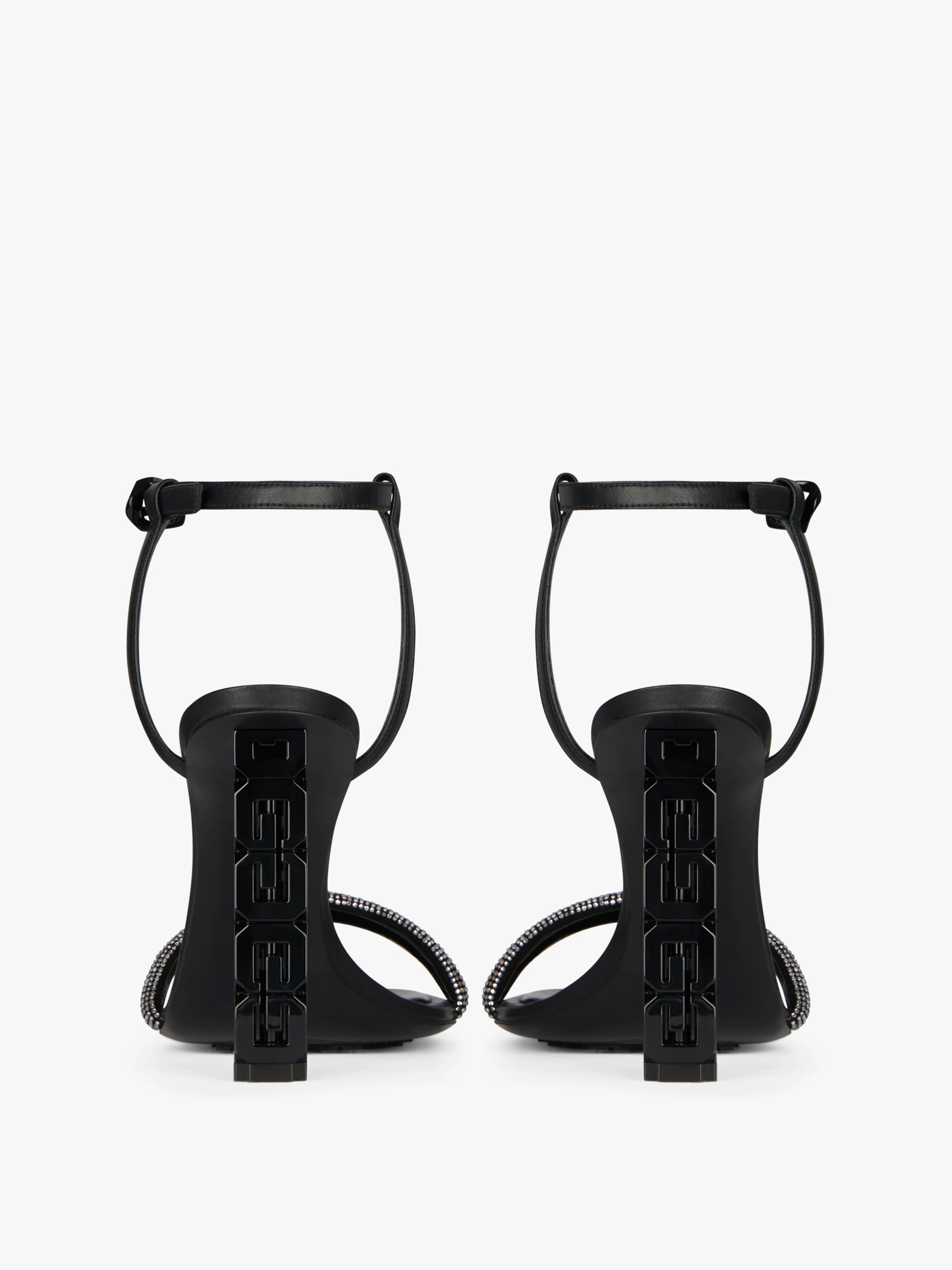 G CUBE SANDALS IN LEATHER - 7