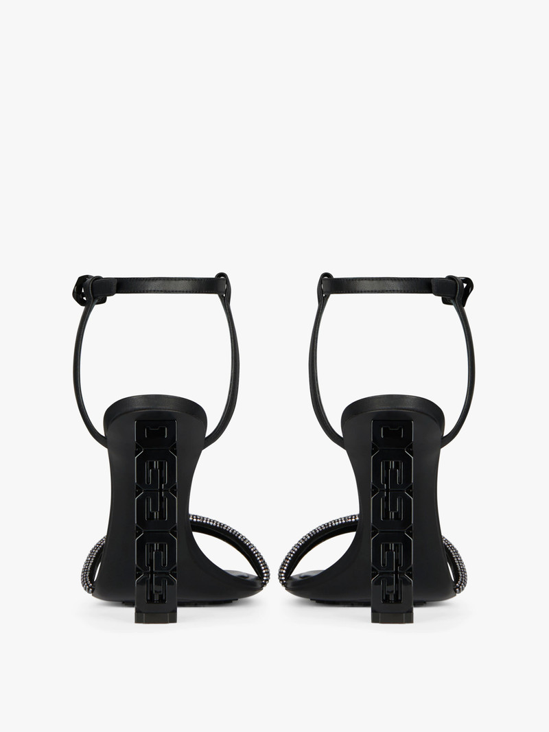 G CUBE SANDALS IN LEATHER 7