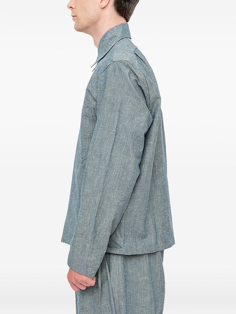long-sleeve chambray shirt 3