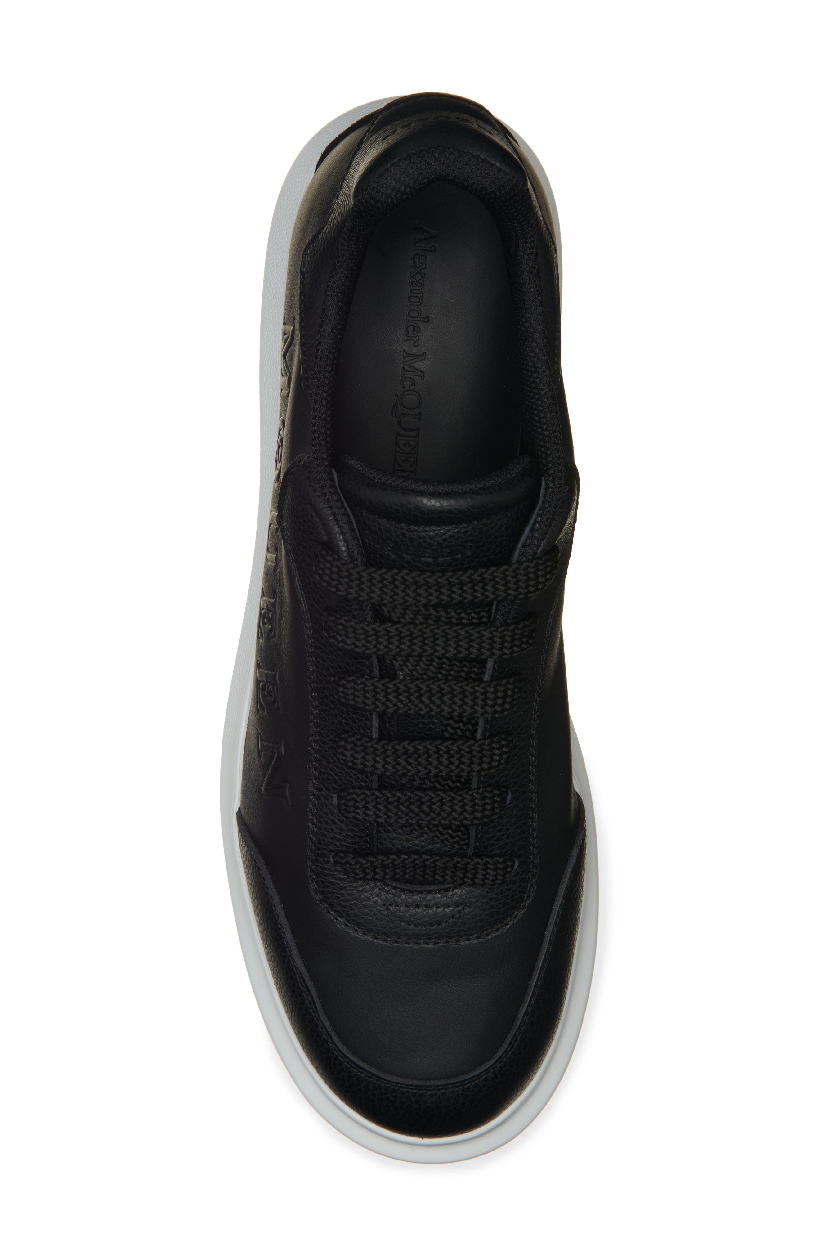 McQueen Oversize Sneaker in Black/Black/Black at Nordstrom - 5