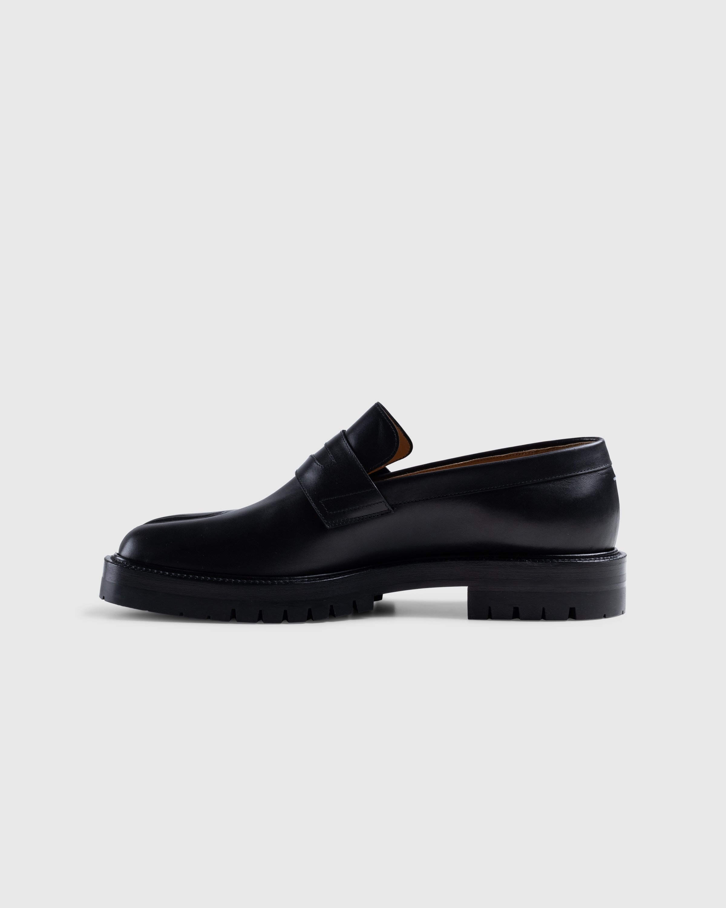 Maison Margiela – Leather Tabi Mocassin Black - 2