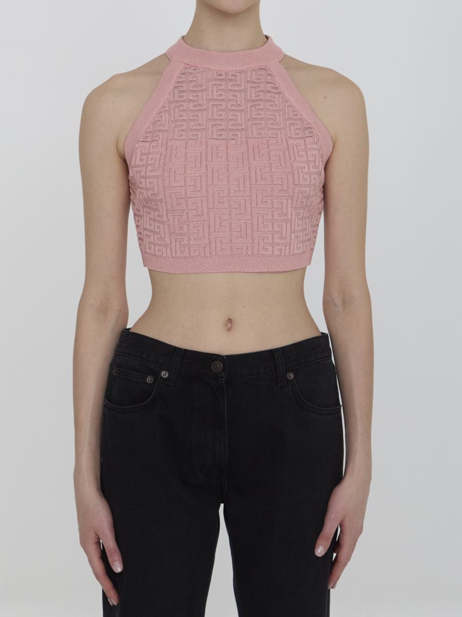 Balmain PB LABYRINTH KNIT TOP - 1