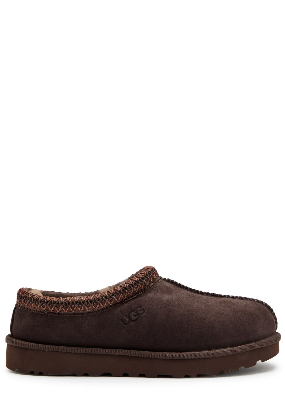 Ugg Tasman Suede Flatform Slippers - 1