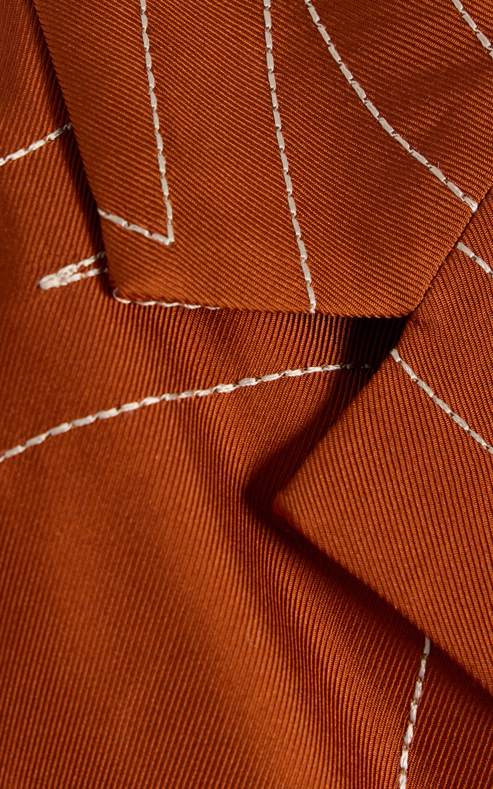Monogram Silk Top orange - 5