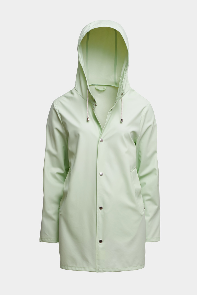 Stockholm Lightweight Raincoat Seafoam Green 1