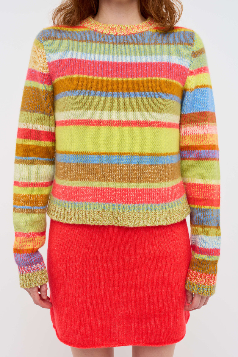 STRIPE SUPER SOFT WOMEN'S CREW 3