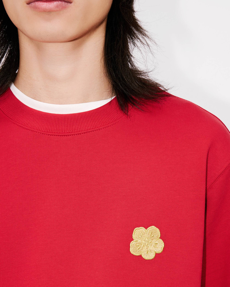 'Boke Flower' embroidered slim sweatshirt in cotton 6