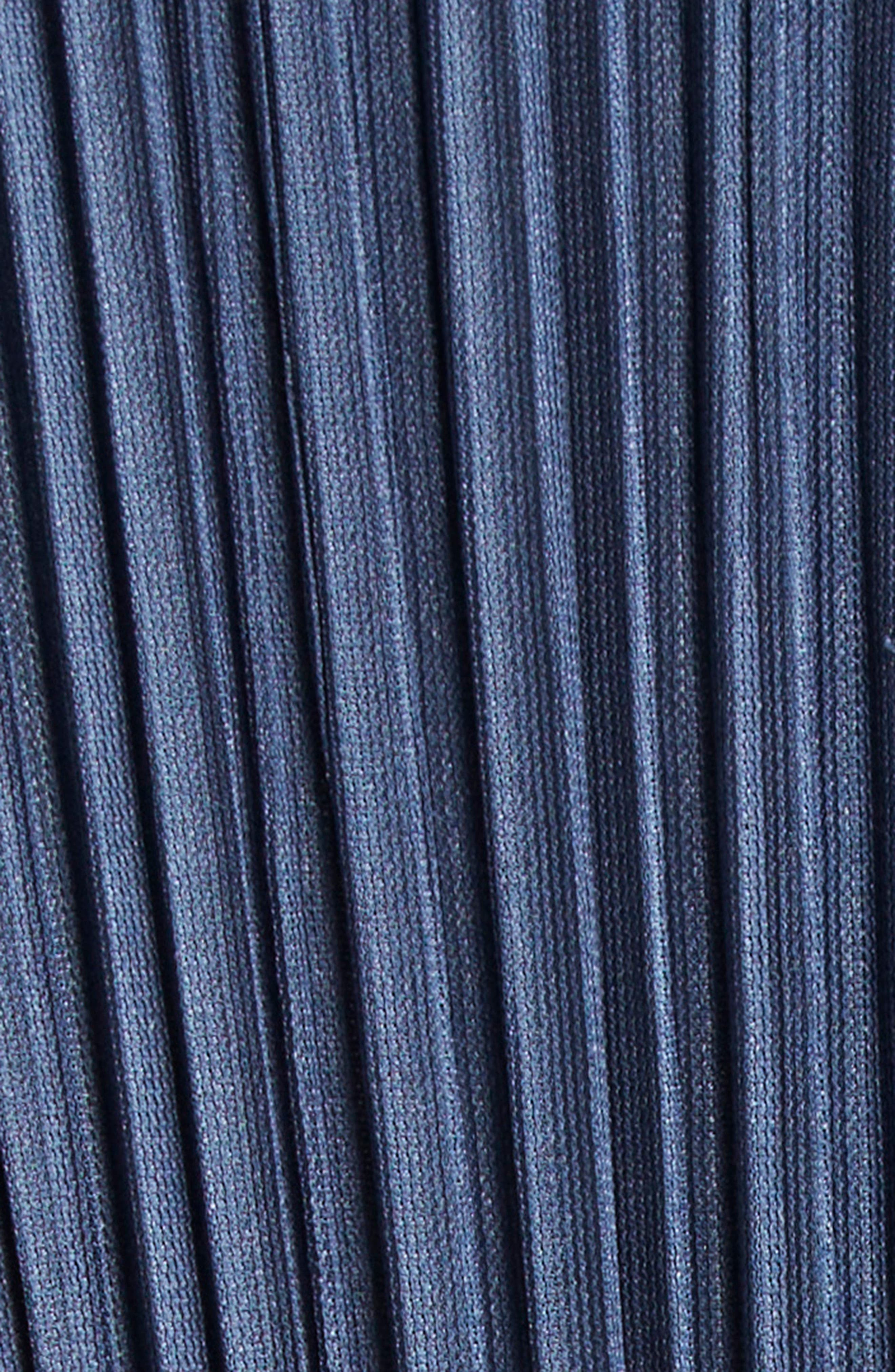 Pleats Please Issey Miyake Mellow Pleated Jacket in Navy at Nordstrom - 6