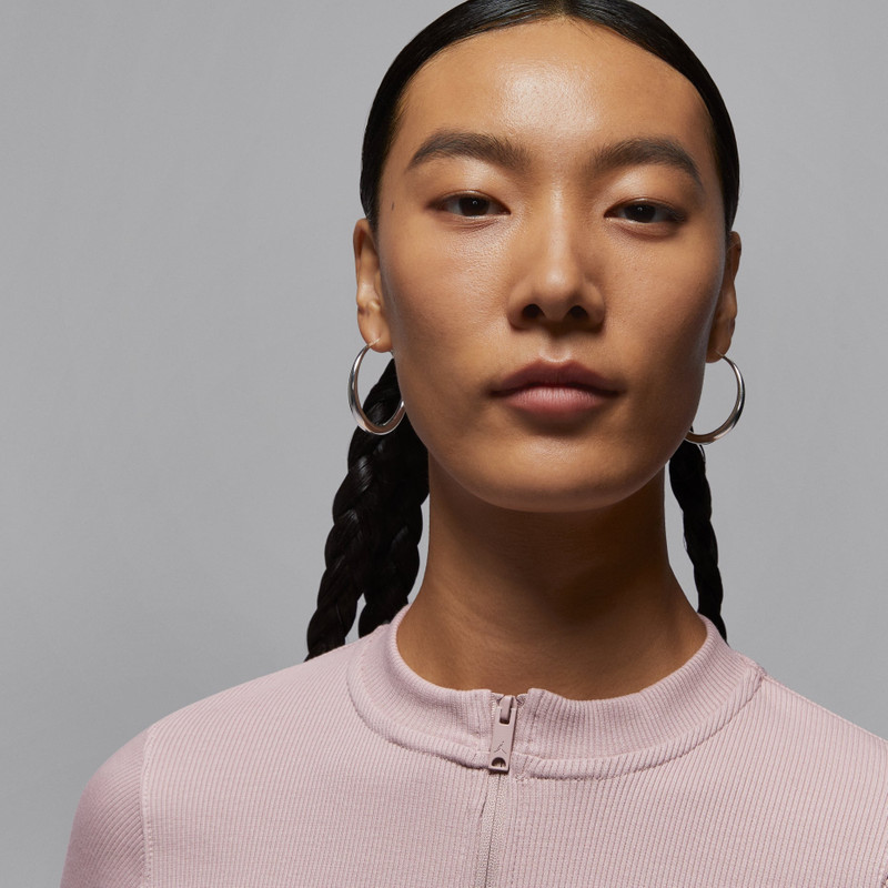 Jordan (WMNS) Air Jordan Long Sleeved Knitted Dress 'Fossil Lime White' HF9478-292 outlook