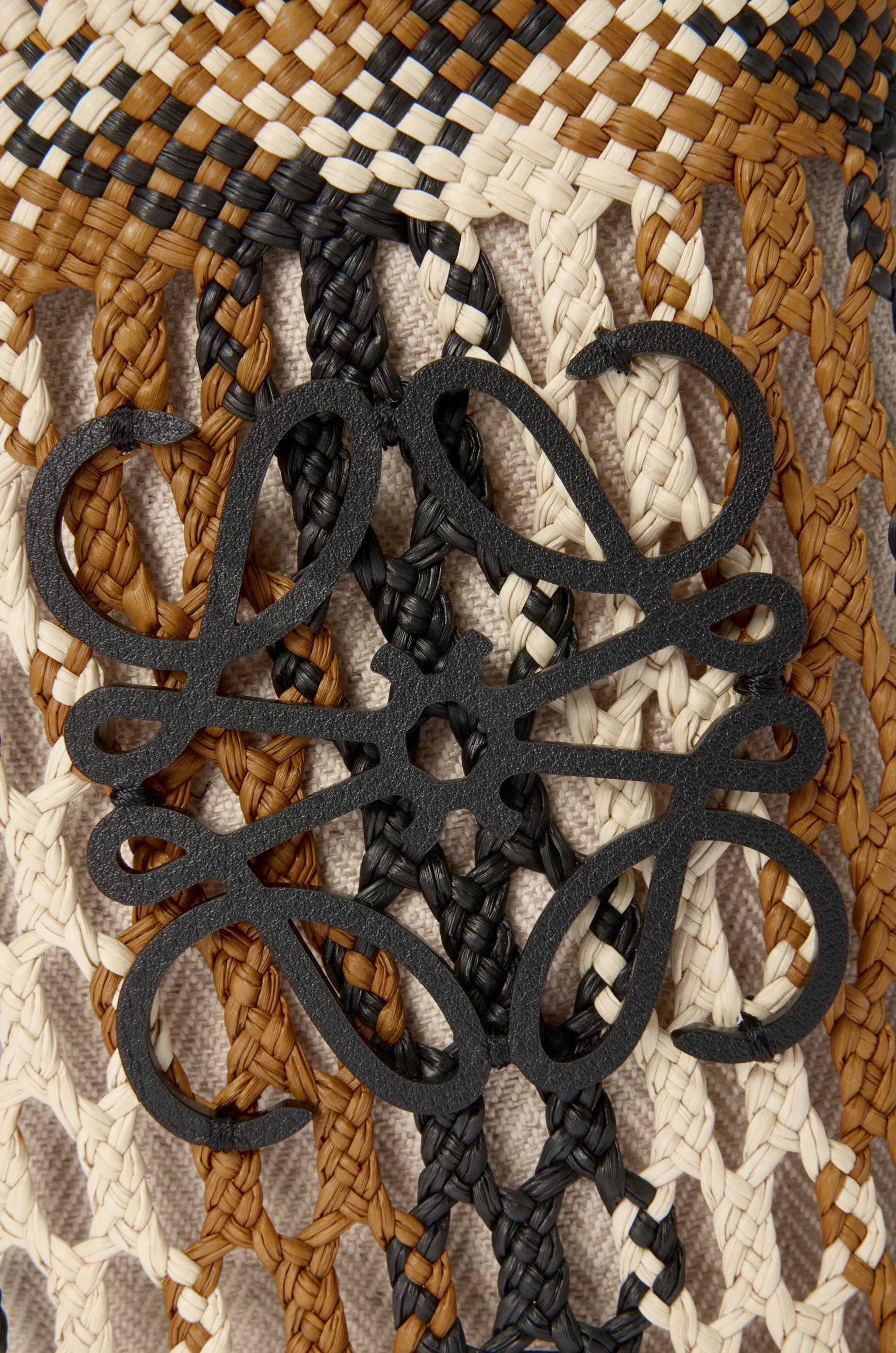 Square pocket in iraca palm and calfskin - 6