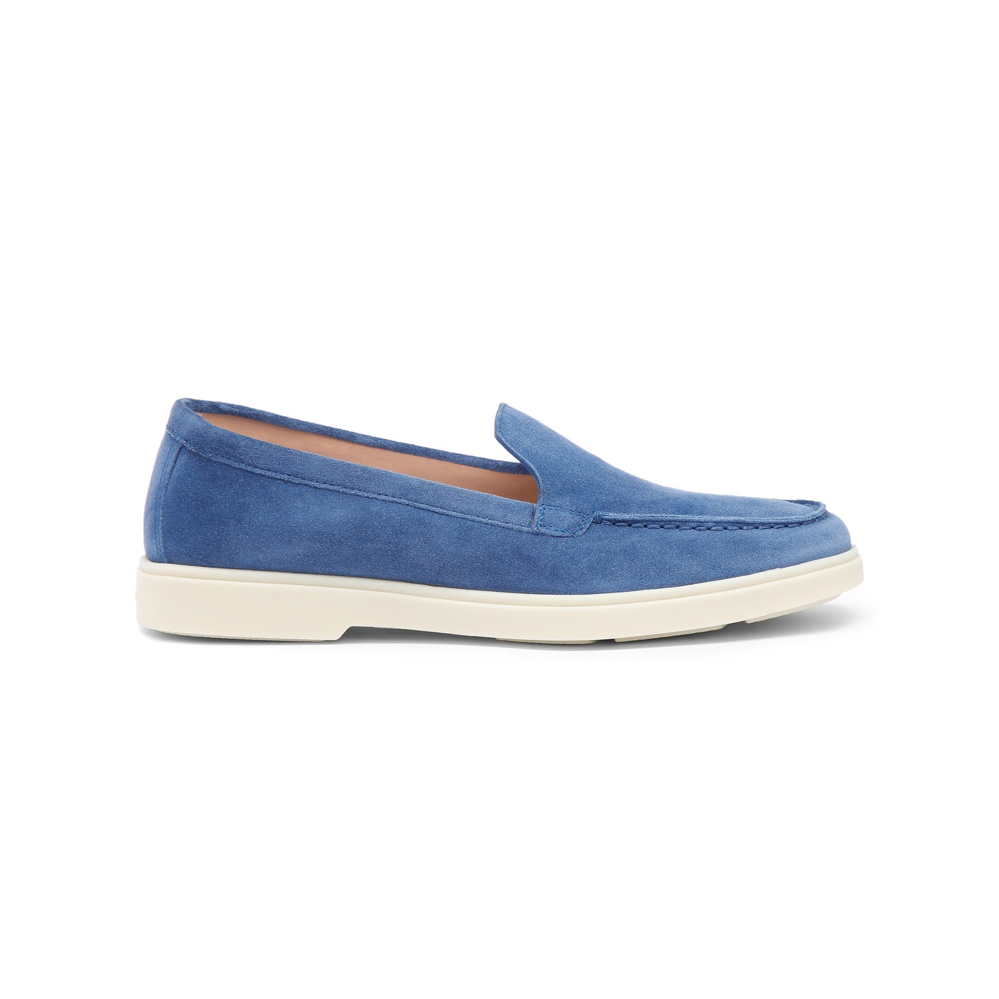 Women's blue suede loafer - 1