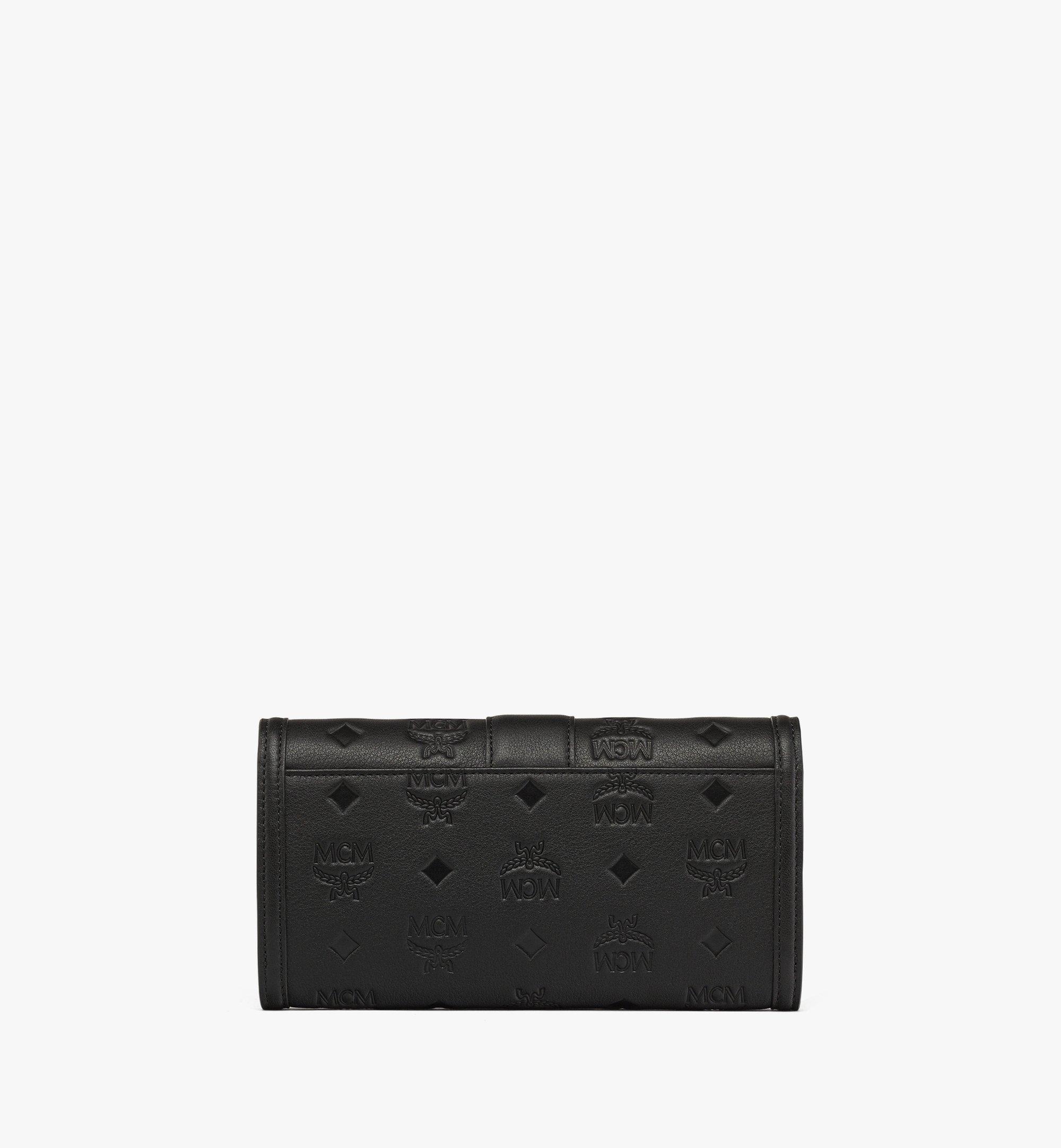 Tracy Chain Wallet in Embossed Monogram Leather - 3