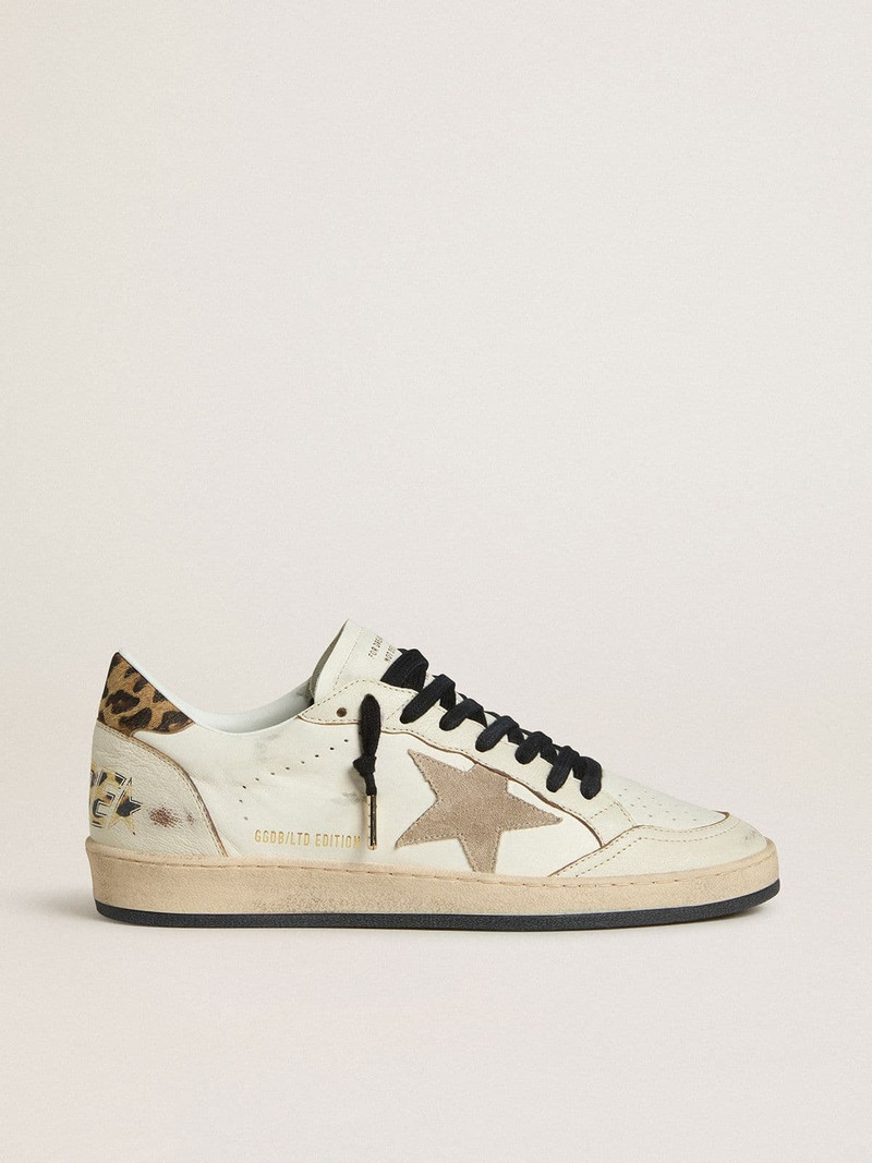 Women's Ball Star Wishes with suede star and leopard-print pony skin heel tab - 1