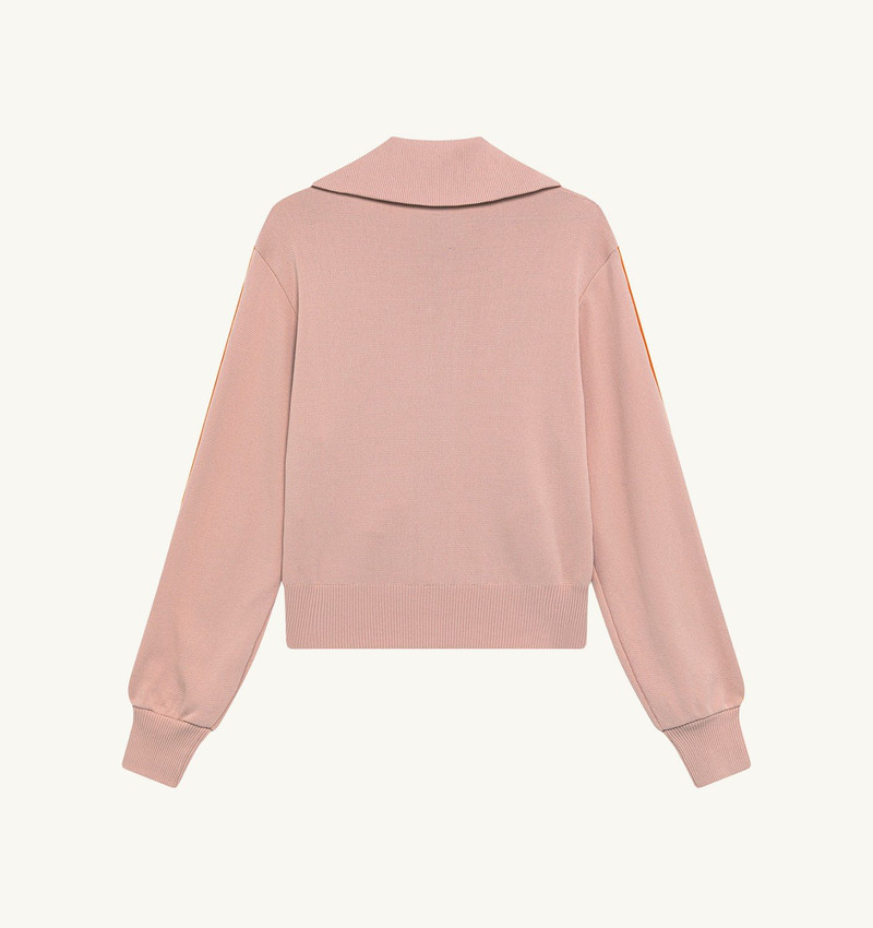 KNITTED TENNIS VISCOSE ZIP JACKET WOMAN 3