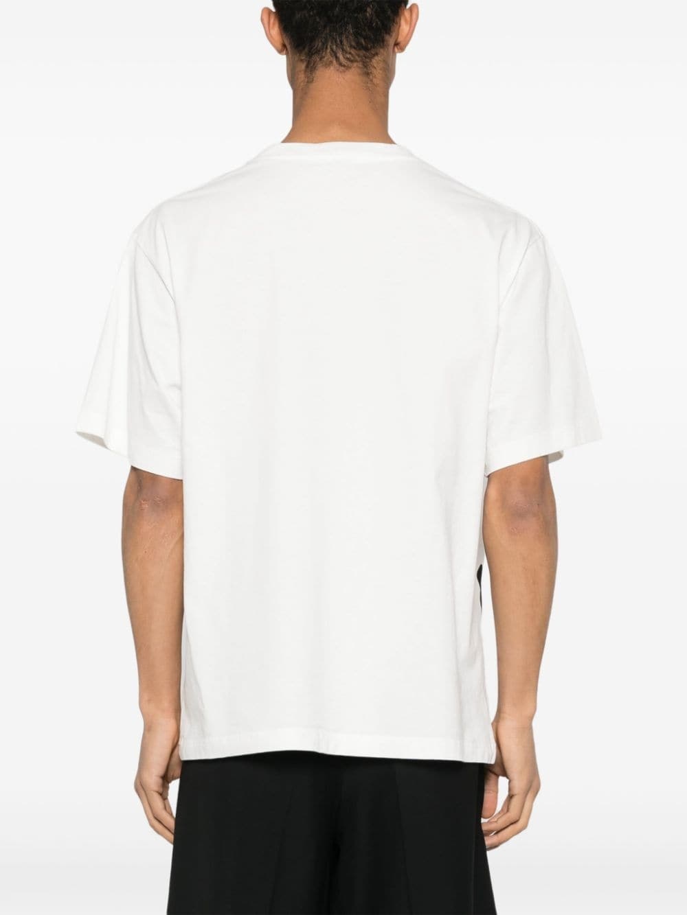 logo-print cotton T-shirt - 4