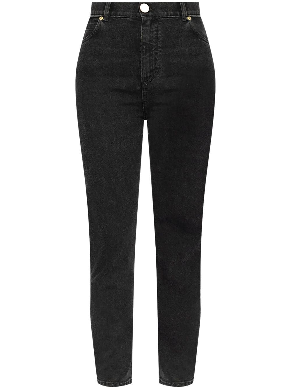 high-rise slim fit jeans - 1