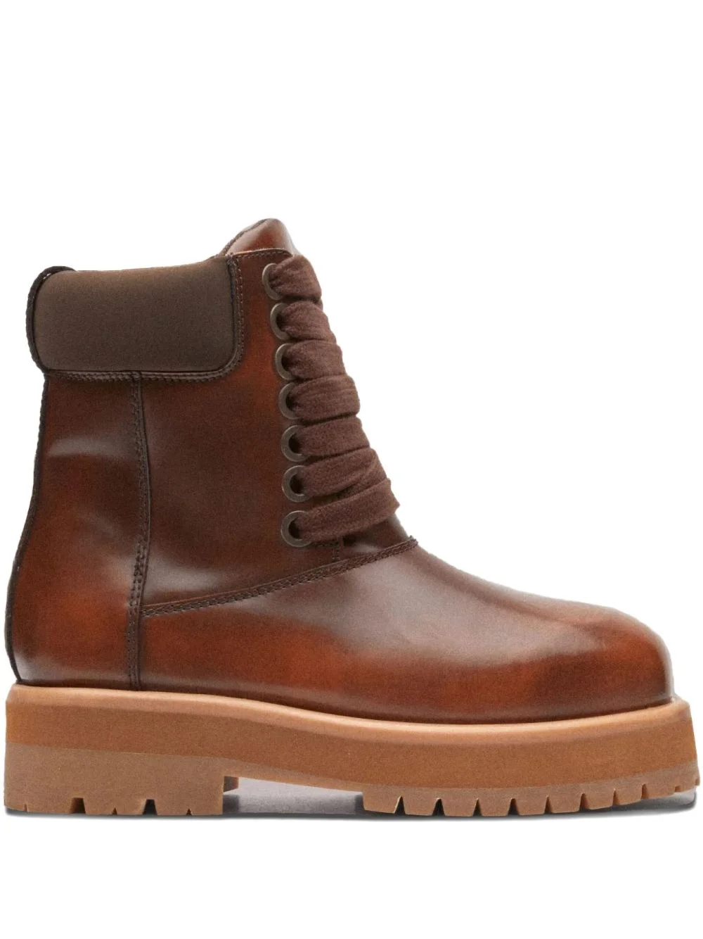 lace-up fastening boots - 1