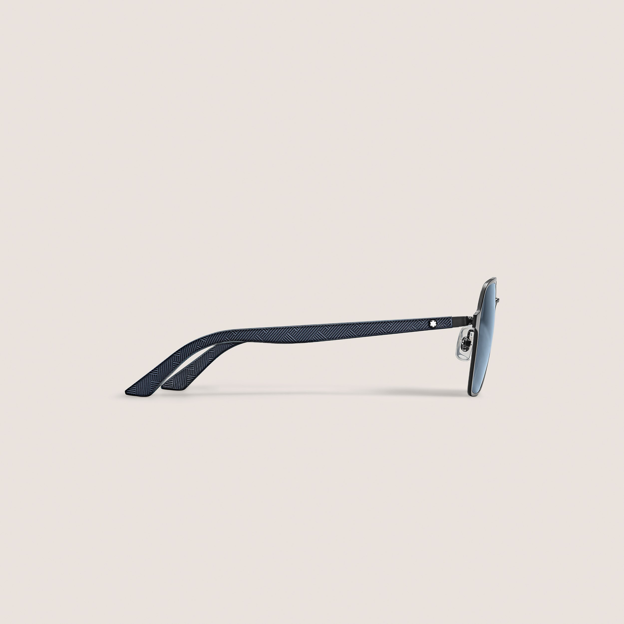 Squared Sunglasses with Black Metal Frame - 2