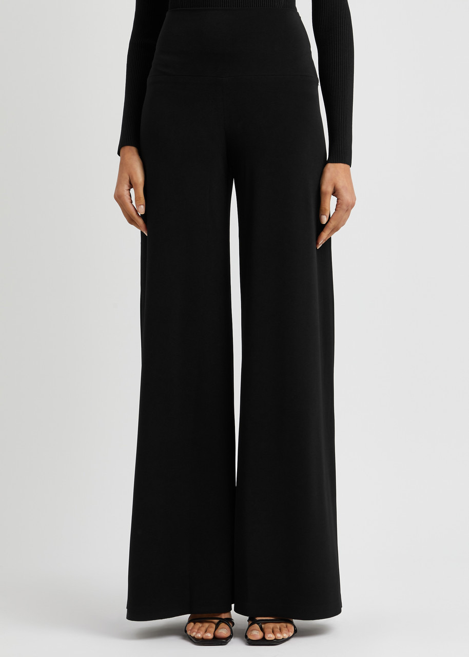 Elephant wide-leg stretch-jersey trousers - 2