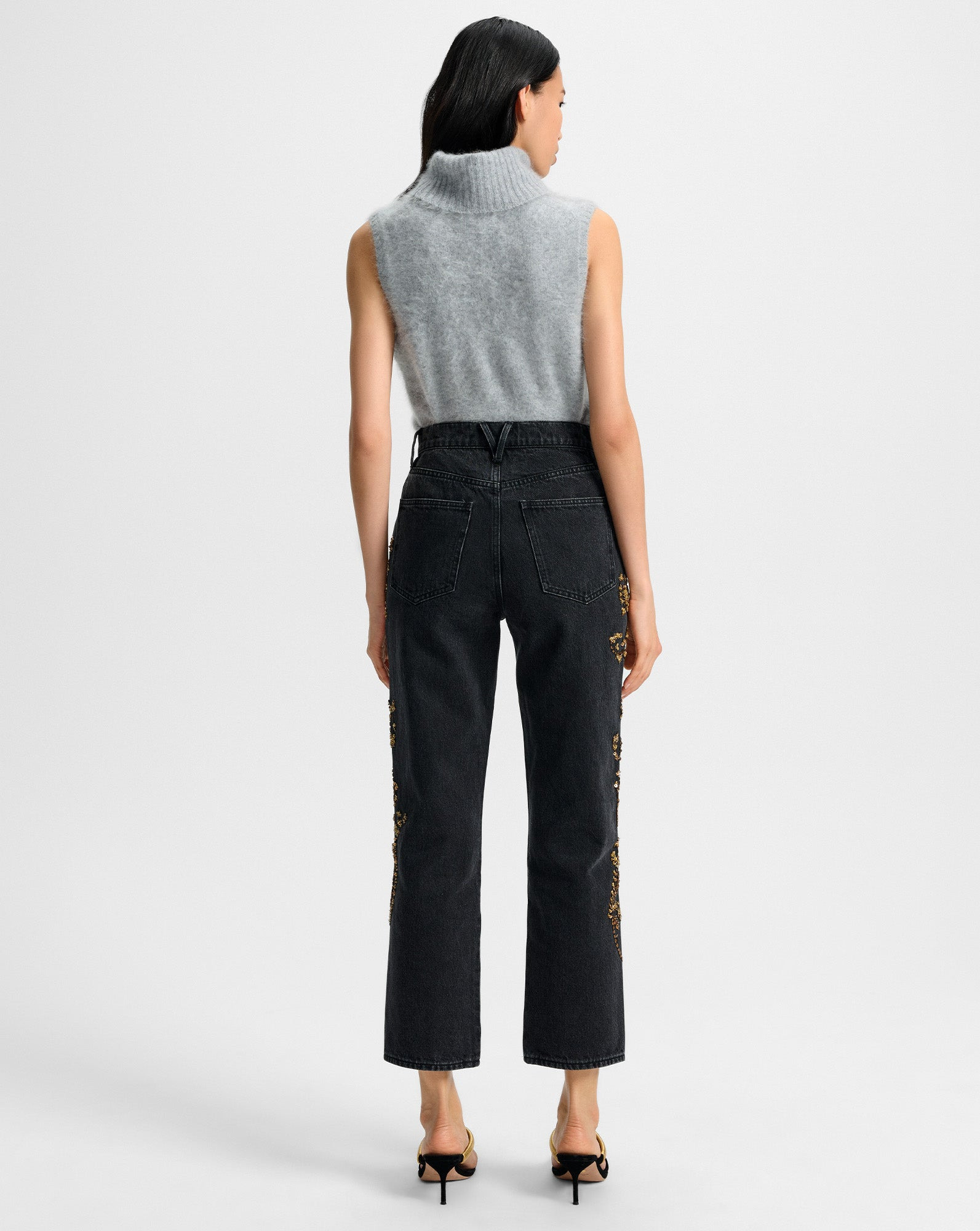 DANIELA EMBELLISHED STRAIGHT-LEG JEAN - 6