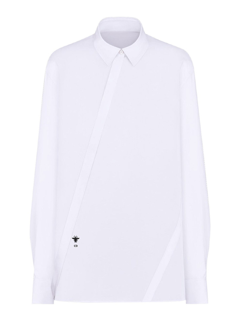 BLOUSE WITH OBLIQUE CLOSURE - 1