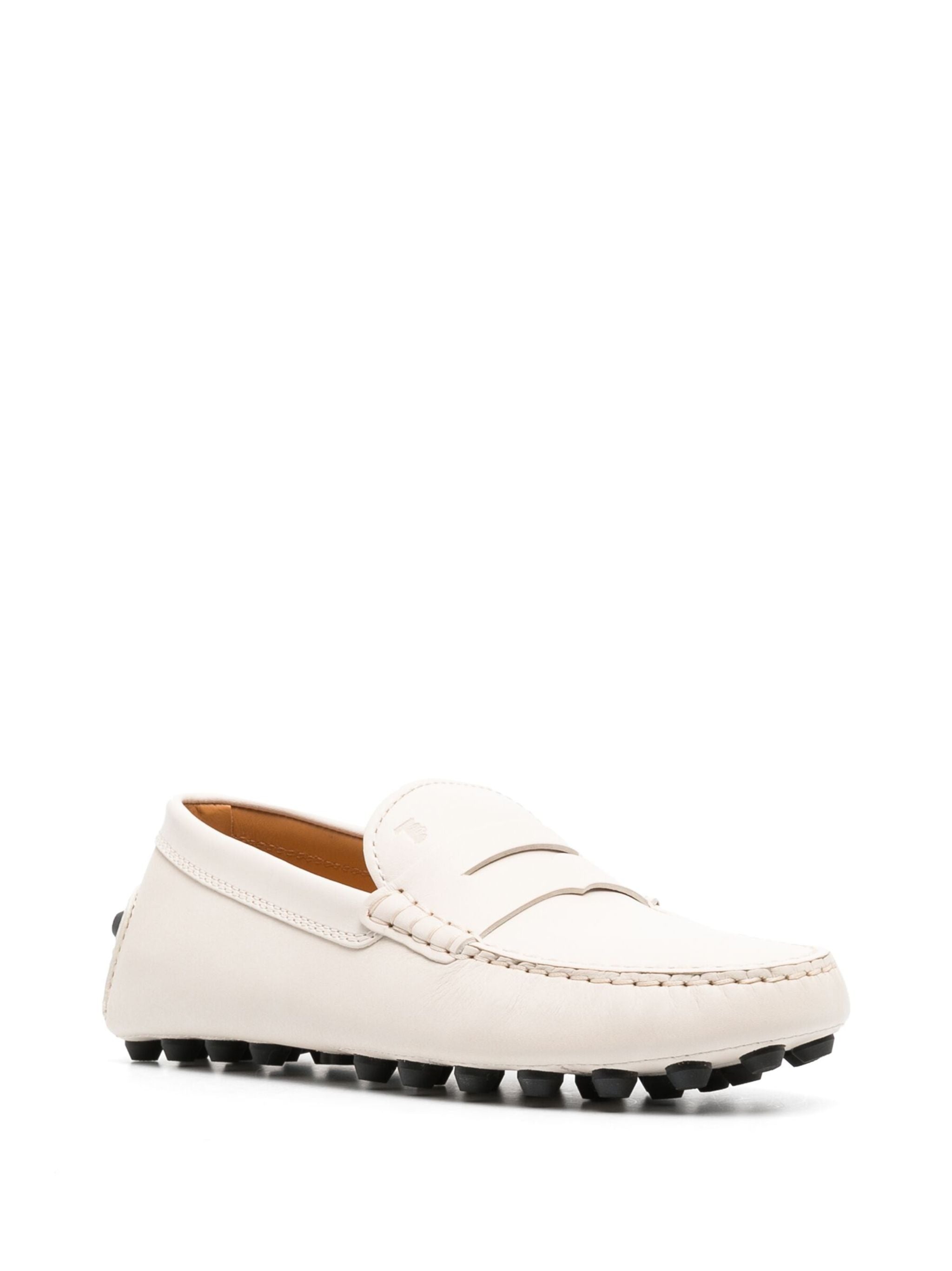 Penny-slot Leather Loafers - 3