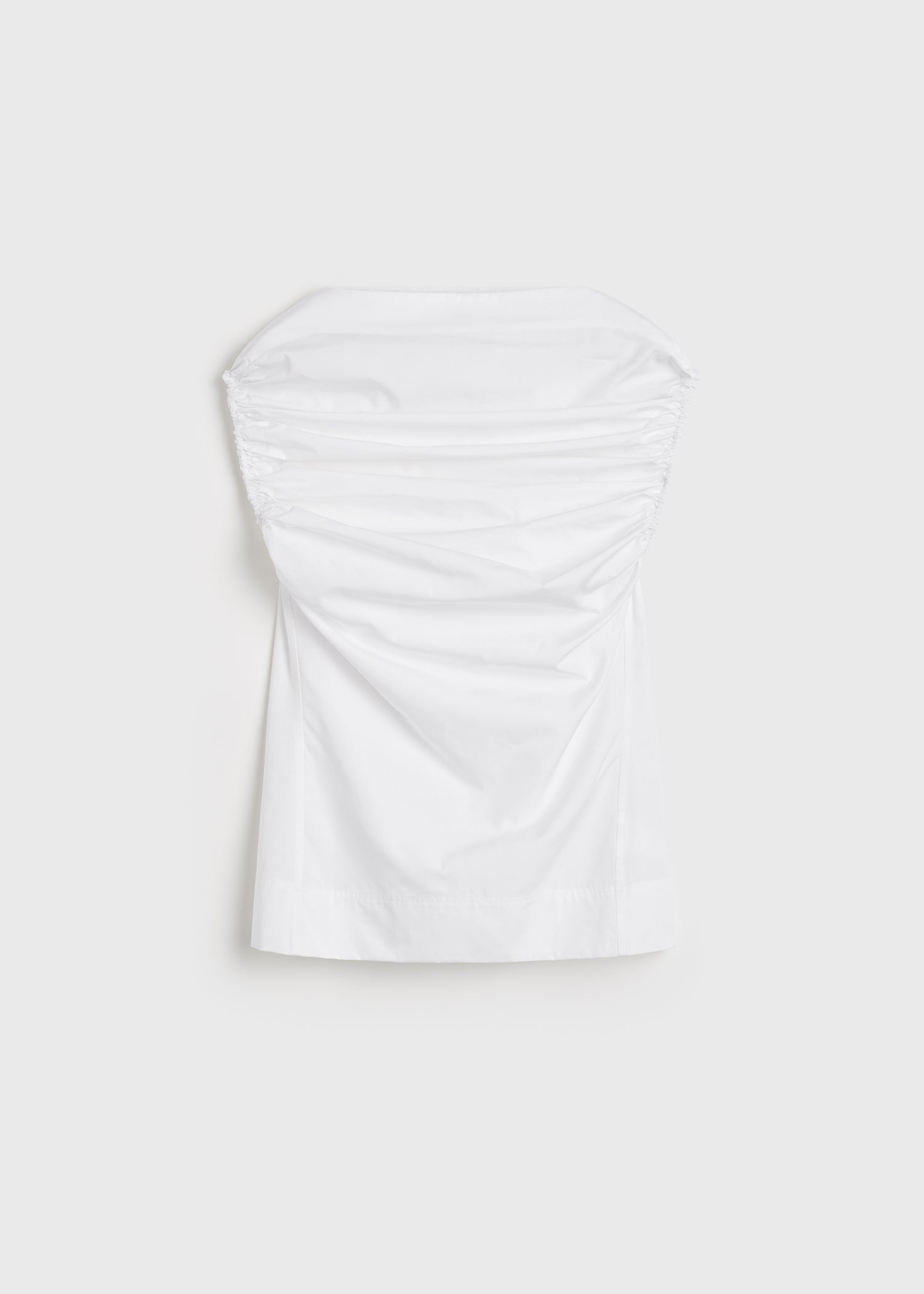 Gathered top white - 1