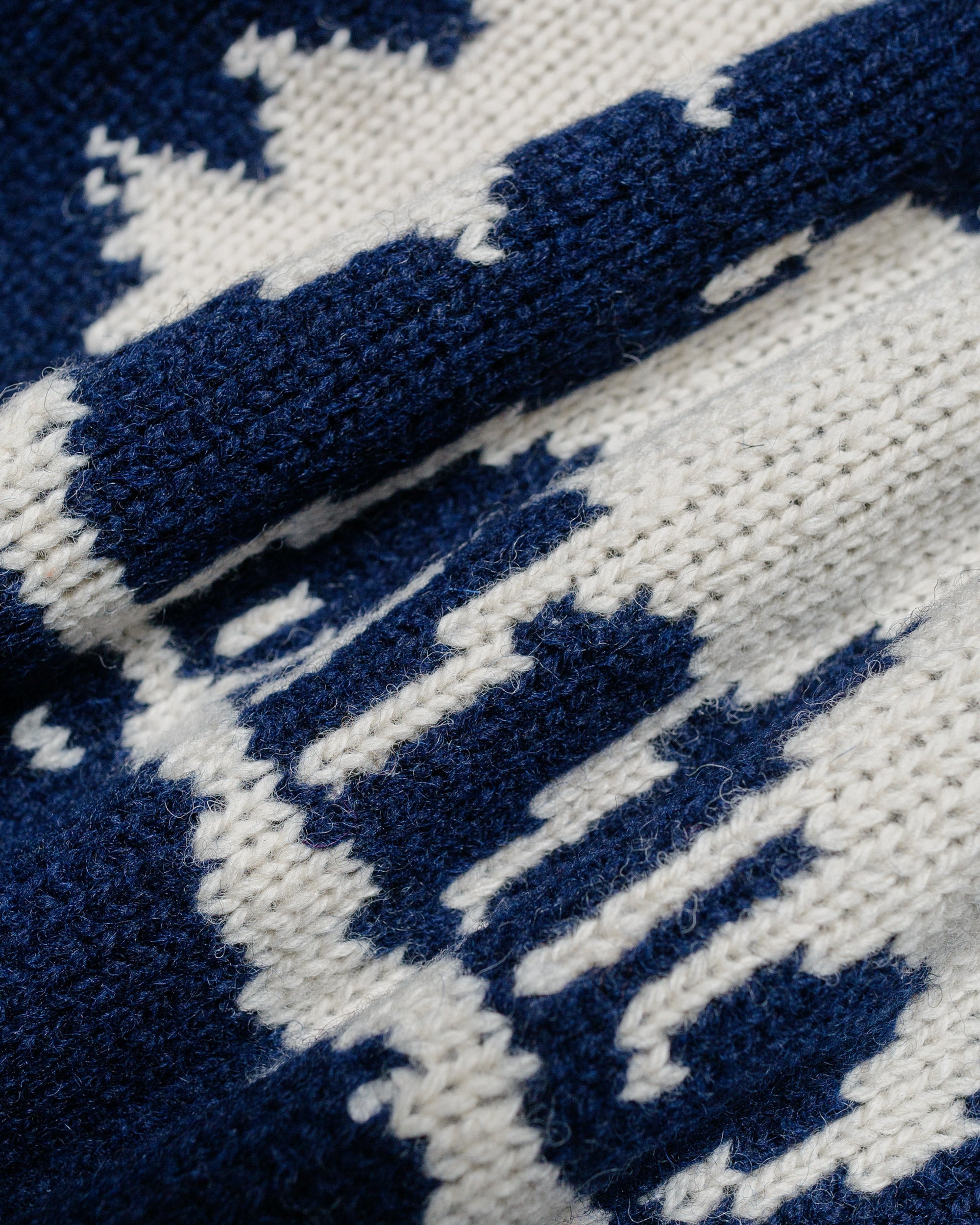 Crew Intarsia 3G Navy - 5
