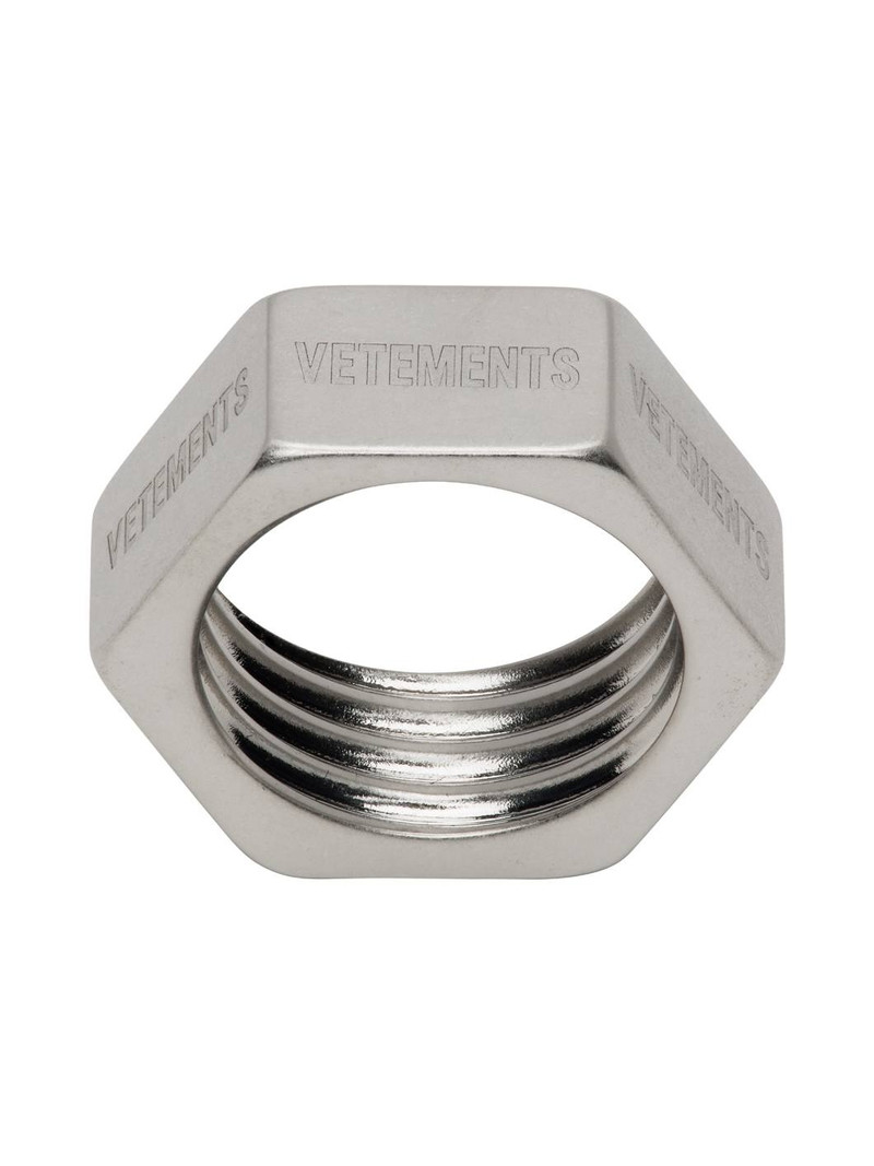 Silver Thin Nut Ring 1