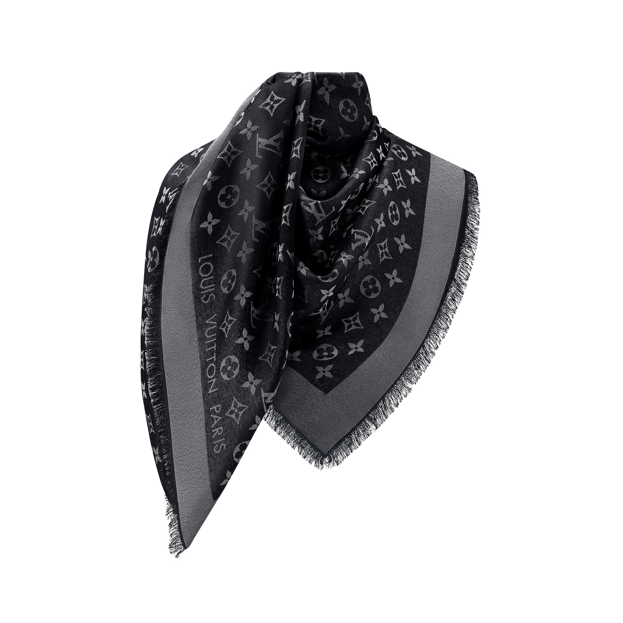 Louis Vuitton Monogram Shine Shawl | REVERSIBLE