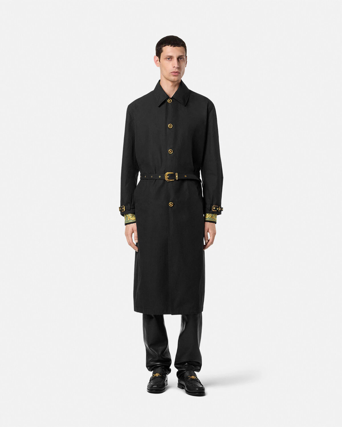 Wild Cats Gabardine Trench Coat - 4