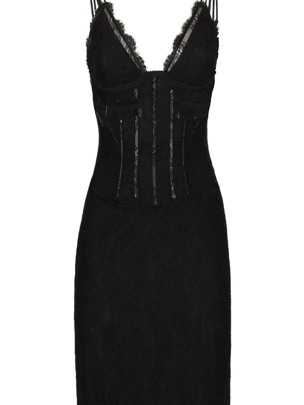 lace slip dress - 2