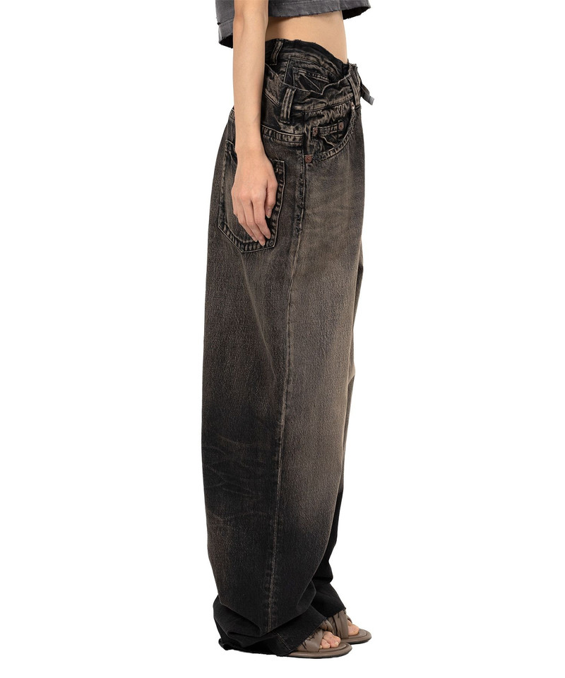 Huge Layered Denim Pants 6