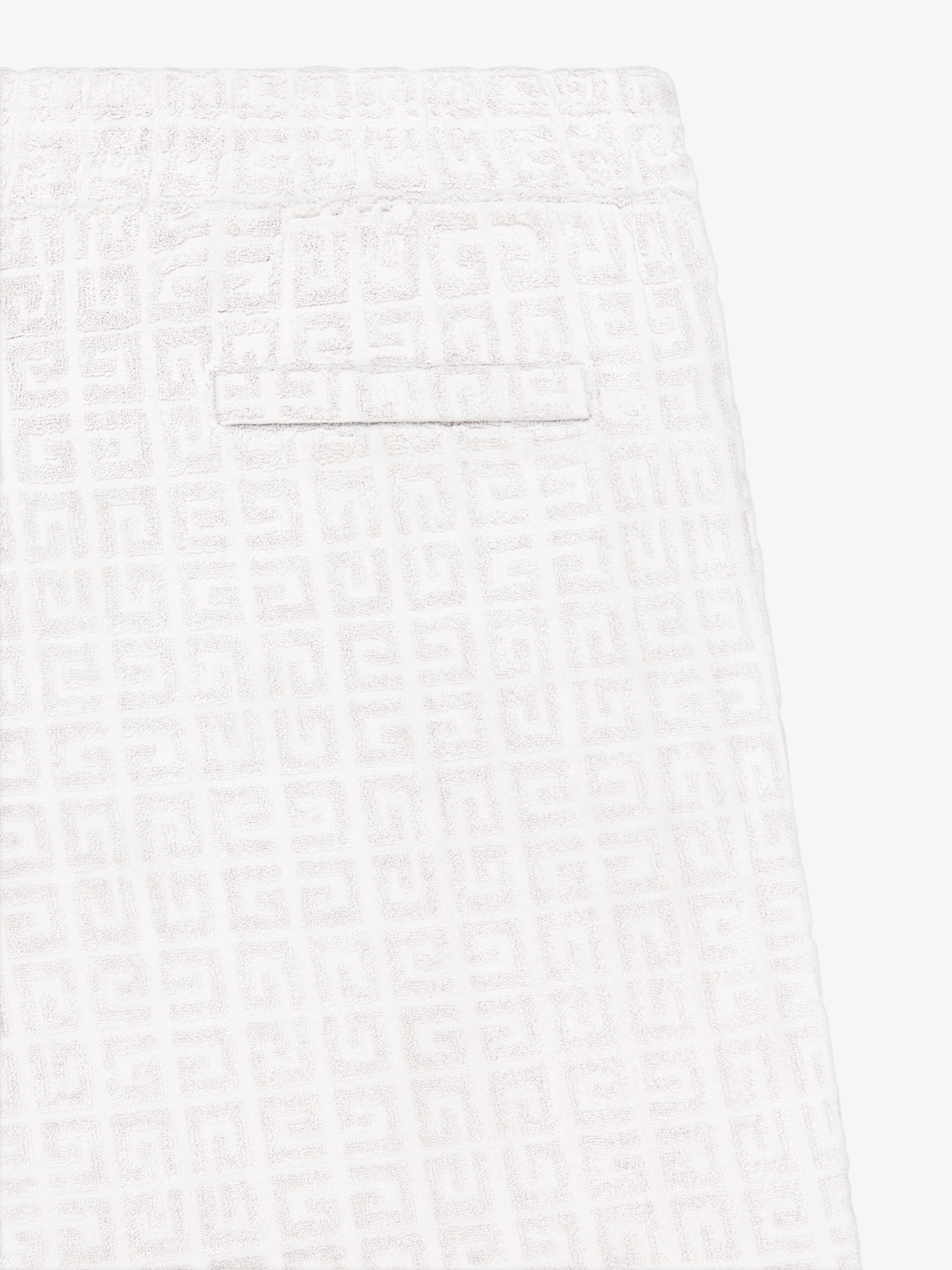 BERMUDA SHORTS IN 4G TOWELLING COTTON JACQUARD - 5