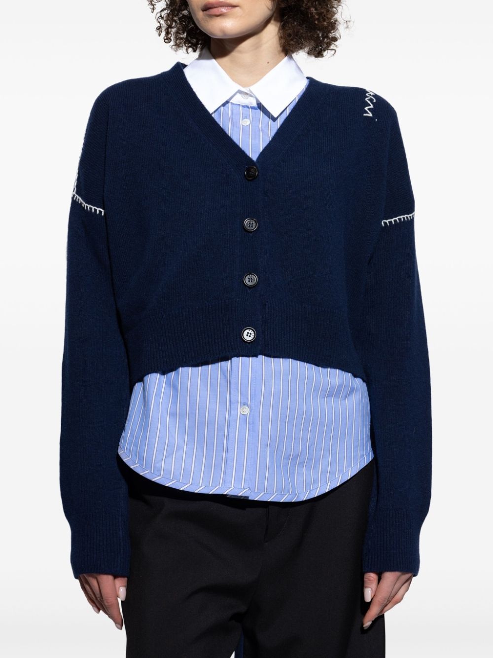 cropped cardigan - 3
