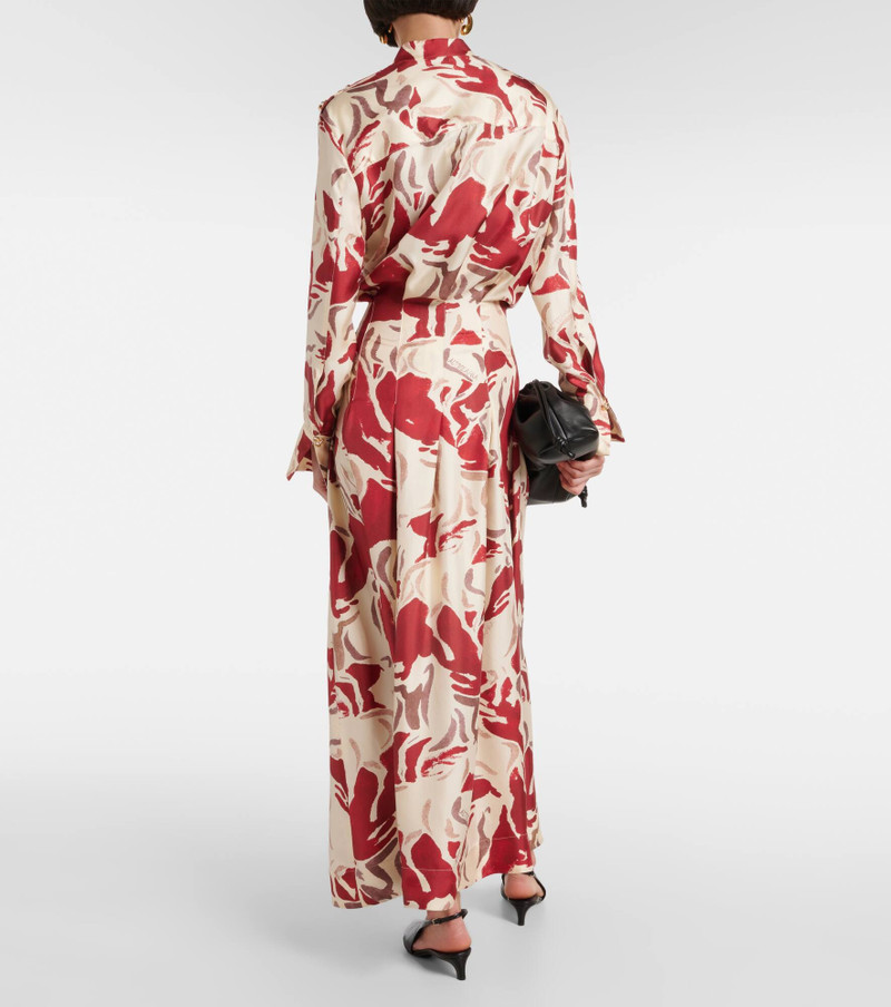 Felicia printed silk maxi dress 3