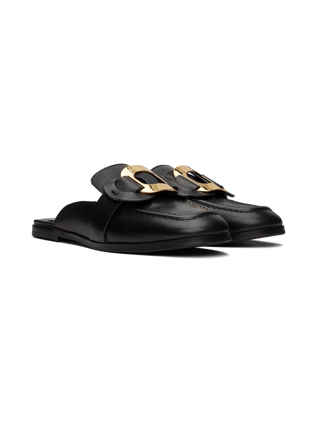 Black Chany Mules - 4