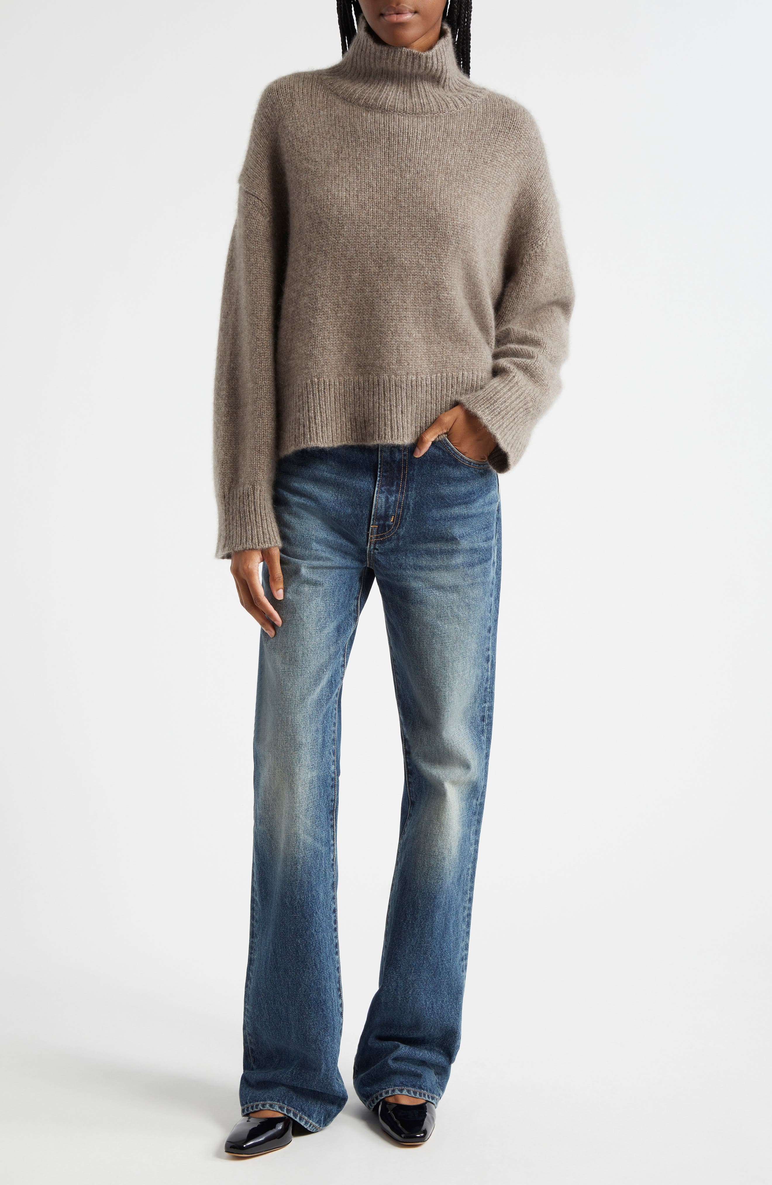 Nili Lotan Joan High Waist Jeans in Simon Wash at Nordstrom - 2
