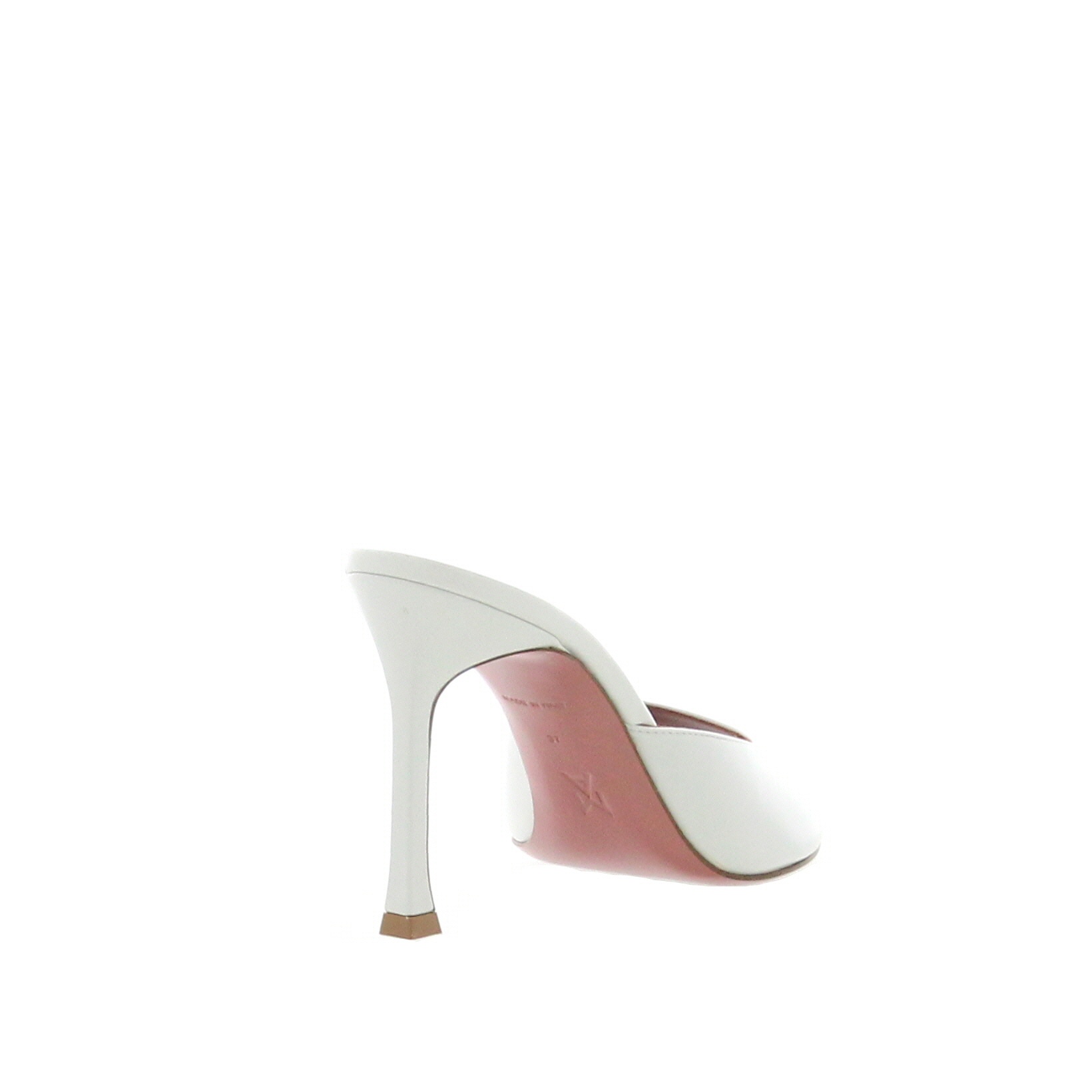 Amina Muaddi – Alexa Slipper – White - 3