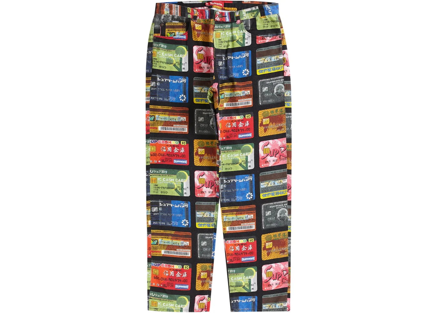 Supreme Credit Cards Regular Jean Multicolor - 1