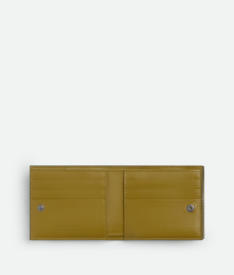 Bottega Veneta Cassette Small Bi-Fold Wallet With Zip outlook